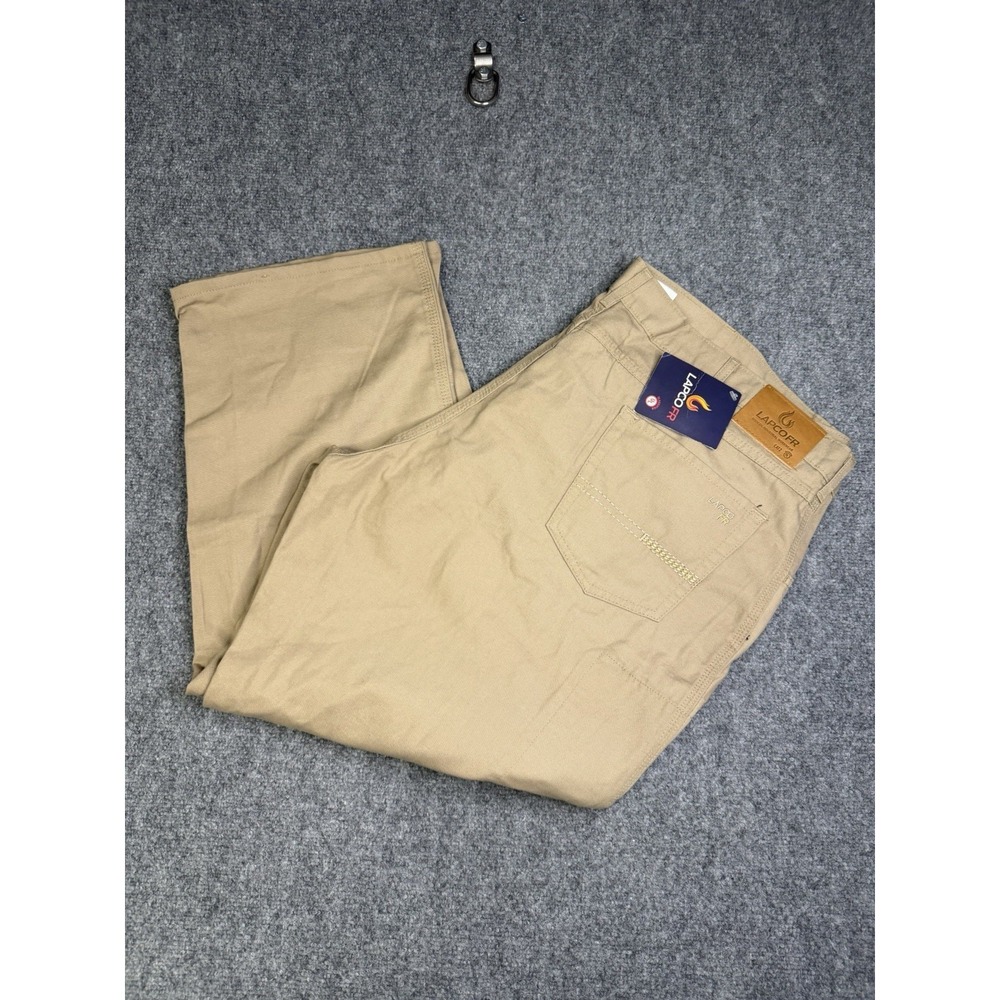 Men's Lapco FR Flame Resistant Work Pants Size 46x28 New With Tags Beige